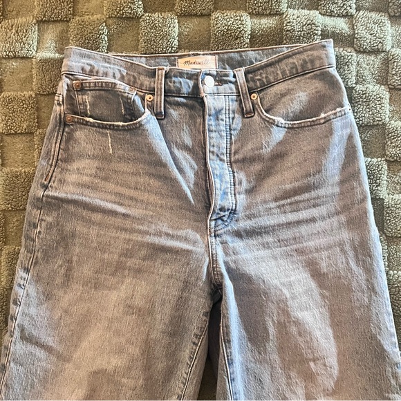 Madewell Light Wash Blue Denim Balloon Classic Tall Women’s Size 28 Tall - Picture 3 of 8